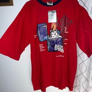 Red Graphic Tee - Short Sleeve